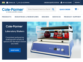 'coleparmer.in' screenshot