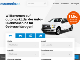 'automarkt.de' screenshot