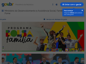 'acervodigital.mds.gov.br' screenshot