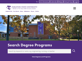 'tarleton.edu' screenshot