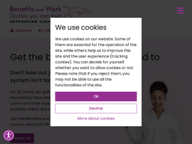'benefitsandwork.co.uk' screenshot