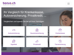 'bonus.ch' screenshot