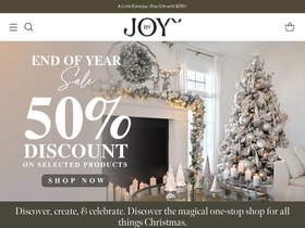 holidayjoyby.com homepage screenshot