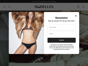 shoprebelles.com homepage screenshot