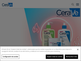 'cerave.mx' screenshot