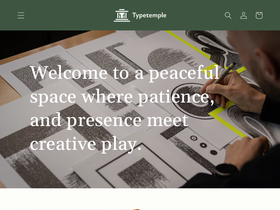 typetemple.com homepage screenshot