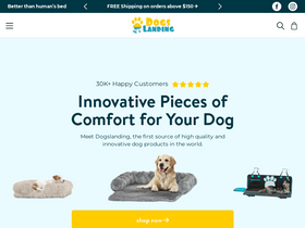 Dogslanding™ homepage screenshot