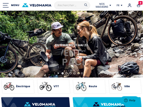 'velomania.ch' screenshot