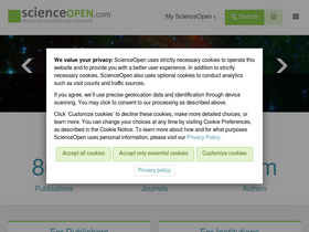 'scienceopen.com' screenshot