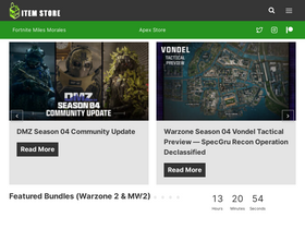 'codmwstore.com' screenshot