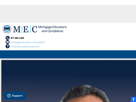 'mortgageeducators.com' screenshot
