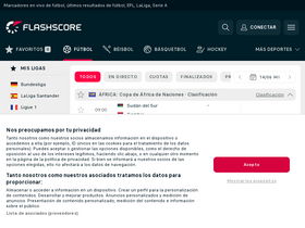 'flashscore.com.ve' screenshot