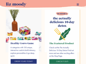 'lizmoody.com' screenshot