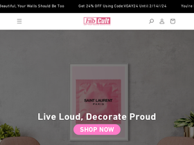 fabcult.shop homepage screenshot