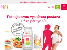 'ketofit.cz' screenshot