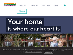 'a2dominion.co.uk' screenshot