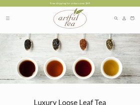 'artfultea.com' screenshot
