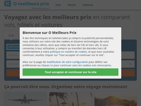 'omeilleursprix.com' screenshot