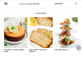 'leelalicious.com' screenshot