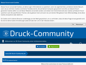 '3d-druck-community.de' screenshot