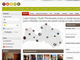 'tauta.lv' screenshot
