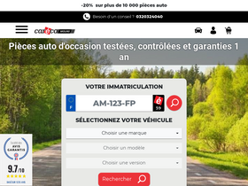 'careconord-pieces-occasion.fr' screenshot
