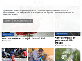 'delo.si' screenshot