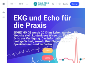 'ekgecho.de' screenshot