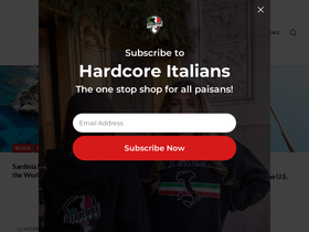 'hardcoreitalians.blog' screenshot