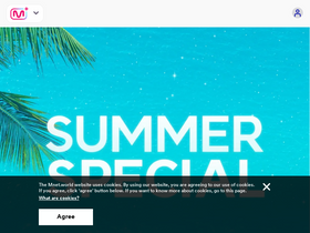 'mnetplus.world' screenshot