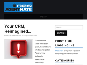 'myagentmate.com' screenshot