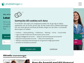 'yhutbildningar.se' screenshot