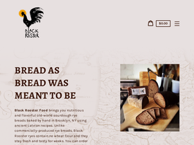 blackroosterfood.com homepage screenshot