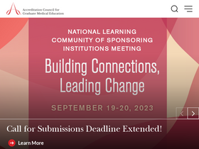 'acgme.org' screenshot