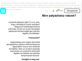 'greenlightpalyazatok.hu' screenshot