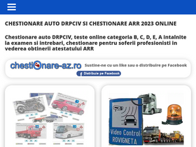 'chestionare-az.ro' screenshot