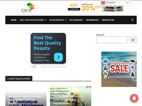 'opportunitiesforafricans.com' screenshot