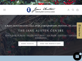 'janeausten.co.uk' screenshot