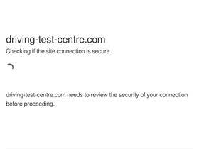 'driving-test-centre.com' screenshot