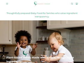 chunkyvegan.net homepage screenshot