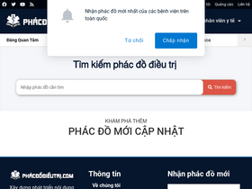 'phacdodieutri.com' screenshot