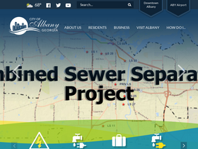'albanyga.gov' screenshot