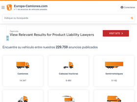 'europa-camiones.com' screenshot