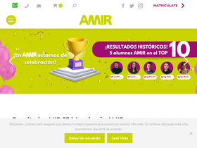 'academiamir.com' screenshot