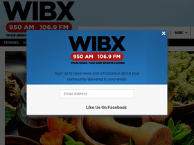 'wibx950.com' screenshot