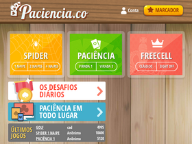 'paciencia.co' screenshot