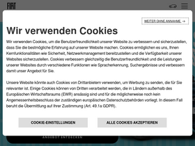 'fiat.de' screenshot