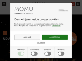 'moesgaardmuseum.dk' screenshot