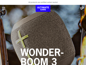 'ultimateears.com' screenshot