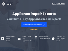 'applianceprotoday.com' screenshot
